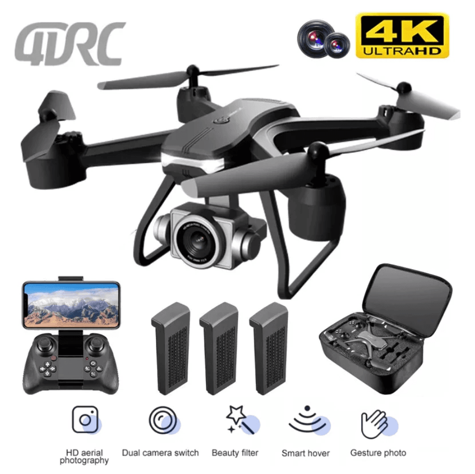 V14 Professional Drone 6K HD Dual Camera Wifi FPV Portable RC Quadcopter 2 BATTERY,Drones Suitable For Adults & Beginners.Logistics Is Randomly Sent By UPS,USPS,Self-pickup. - image 2