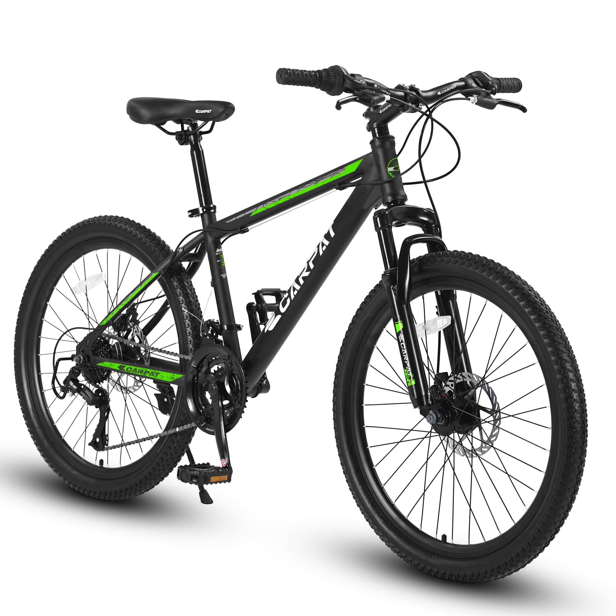 S26102 26 Inch Mountain Bike, Shimano 21 Speeds With Mechanical Disc Brakes, High-Carbon Steel Frame, Suspension Bikes Mountain Bicycle For Teenagers - image 8