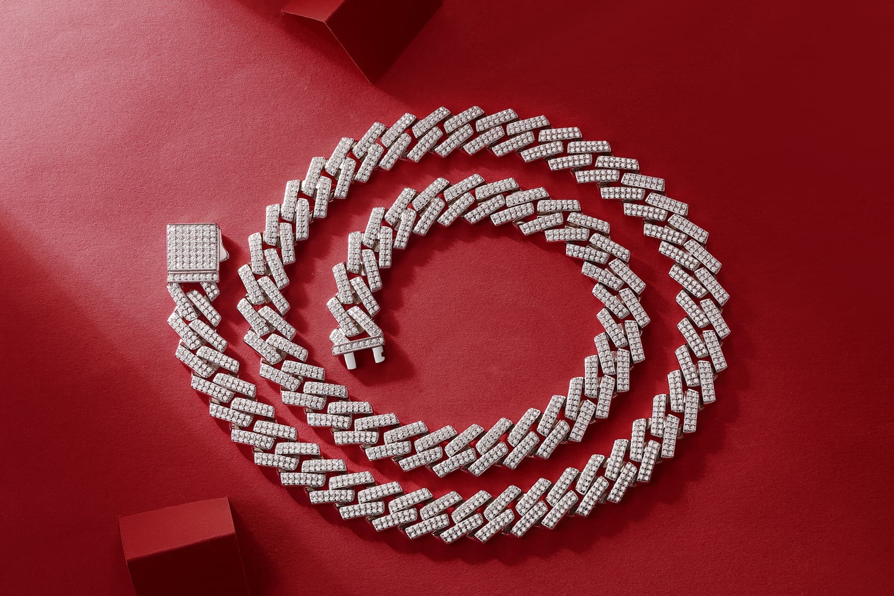 1Man Luxury Fashion Mosan Diamond S925 Silver Necklace Comparable To Natural Diamonds Prohibit Tk Sales - image 6