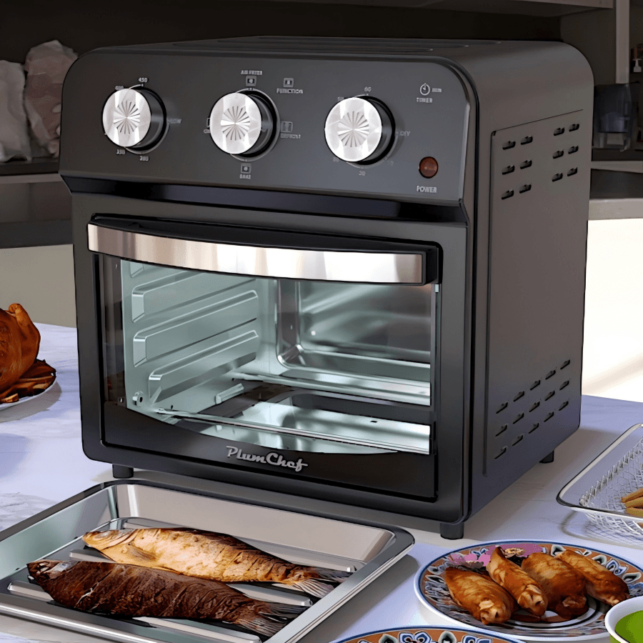 12.5 Qt Air Fryer With Advanced Multi-Function Cooking Grill, Air Fry, Defrost, Bake, Presets For French Fries, Pizza, Chicken, Fish, And Toast, Dual Knob Control, Amazon Resale Prohibited - image 8