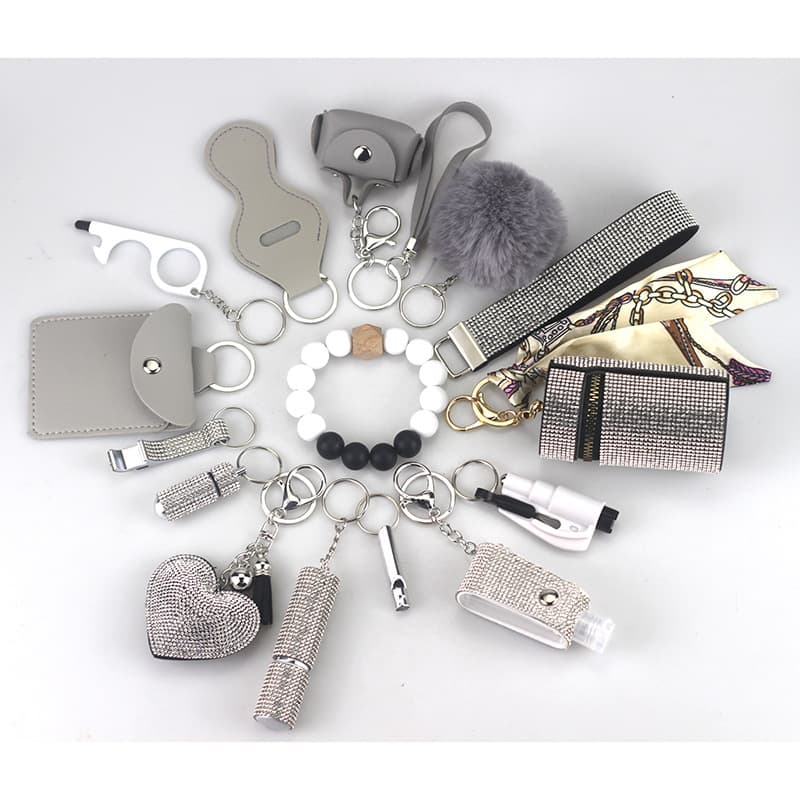 Diving Fabric Self-defense Alarm Keychain - image 3