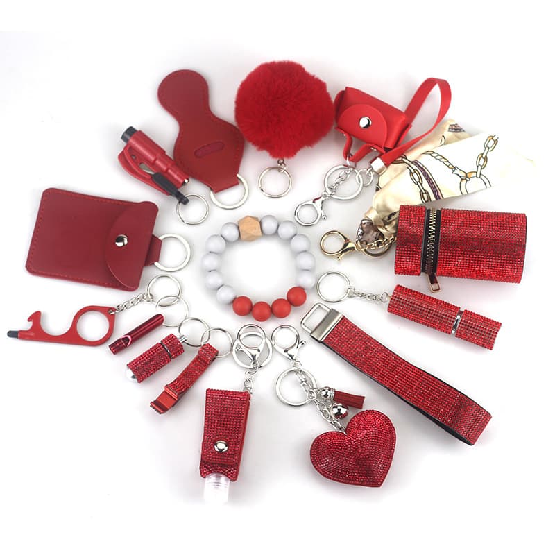 Diving Fabric Self-defense Alarm Keychain - image 4