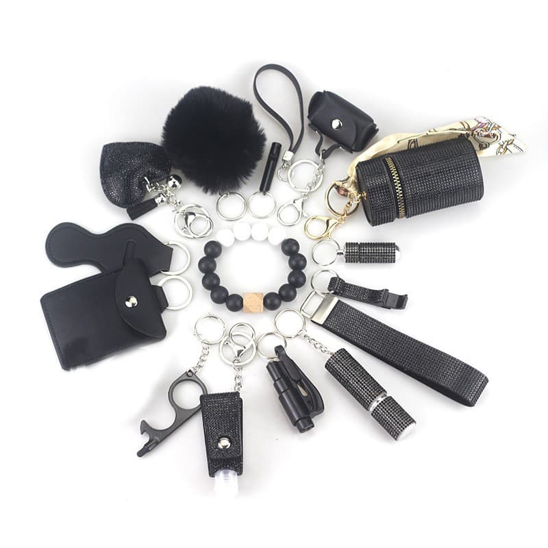 Diving Fabric Self-defense Alarm Keychain - image 8