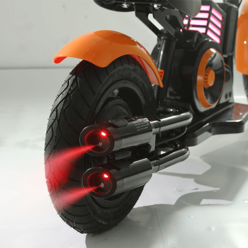 18V Kids 3 Speed Electric Bike & Electric Motorcycle - Lightweight Steel Frame Electric Motorcycle For Kids Over 3 Years Old - image 3
