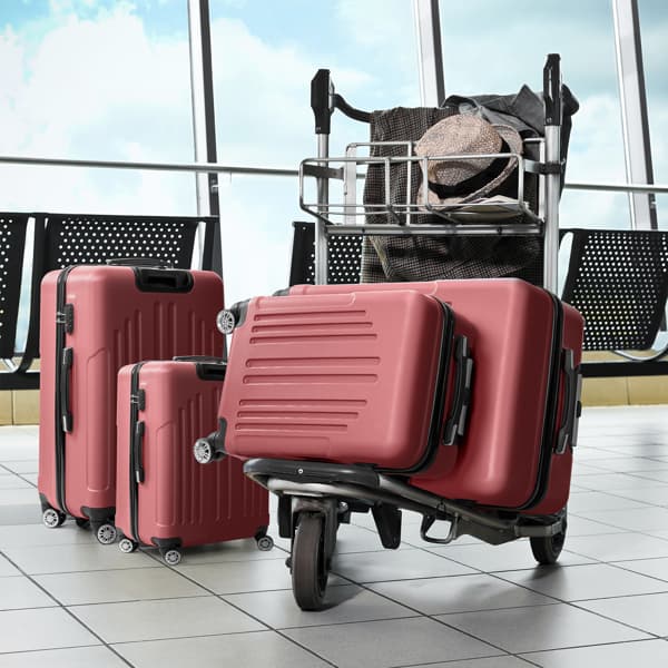 Curved Vertical Stripe 4-in-1 Trolley Case 16in 20in 24in 28in ABS Aluminum Alloy Tie Rod - image 4