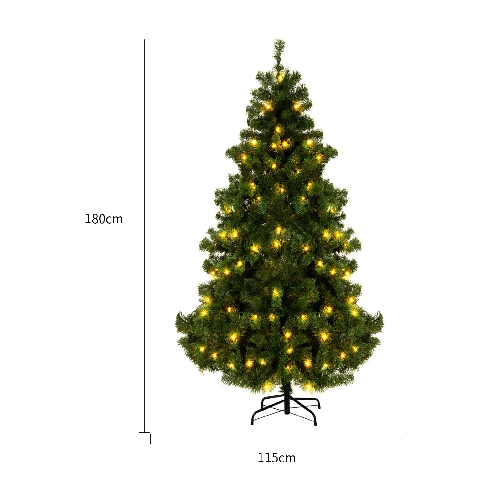 Christmas Tree PVC Artificial Snow Christmas Tree Mall Window Decoration Tree Cedar Christmas Tree Christmas Decoration Supplies - image 4