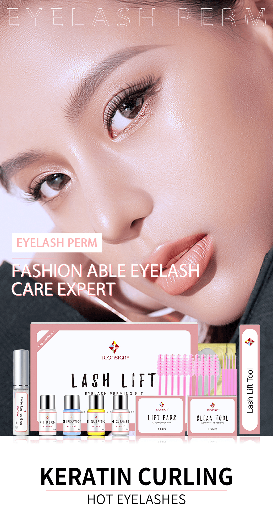 Upgrade Version Lash Lift Kit ICONSIGN Lifting Perm Eyelash Eyes Makeup Tools - image 7