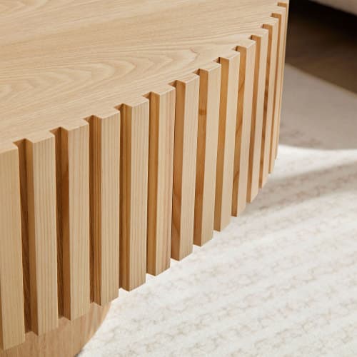 Modern Handmade Drum Coffee Table - image 5
