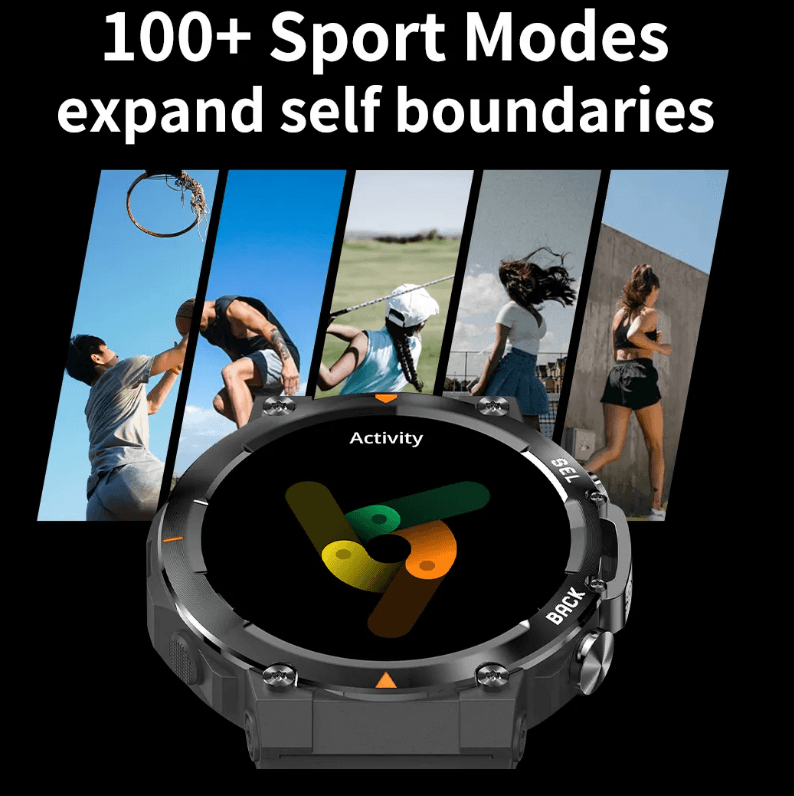 MAX18 Men Smartwatch AMOLED1.43inch Big Screen BT Calls Gesture Control AI Voice Sports Smart Watch Men - image 2