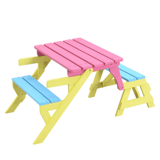 KID'S MULTI-FUNCTIONAL ARM CHAIR,TABLE 2 BENCHES - image 6