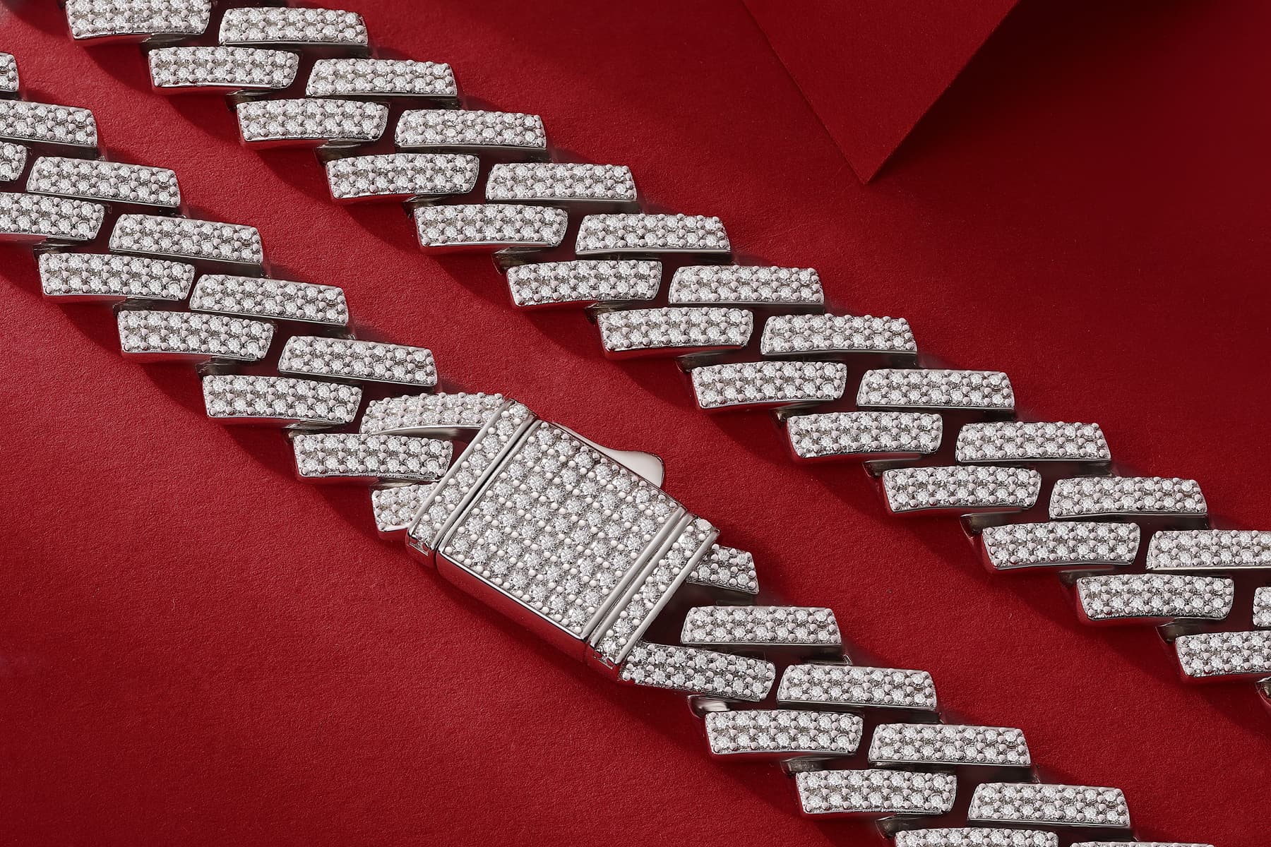1Man Luxury Fashion Mosan Diamond S925 Silver Necklace Comparable To Natural Diamonds Prohibit Tk Sales - image 5
