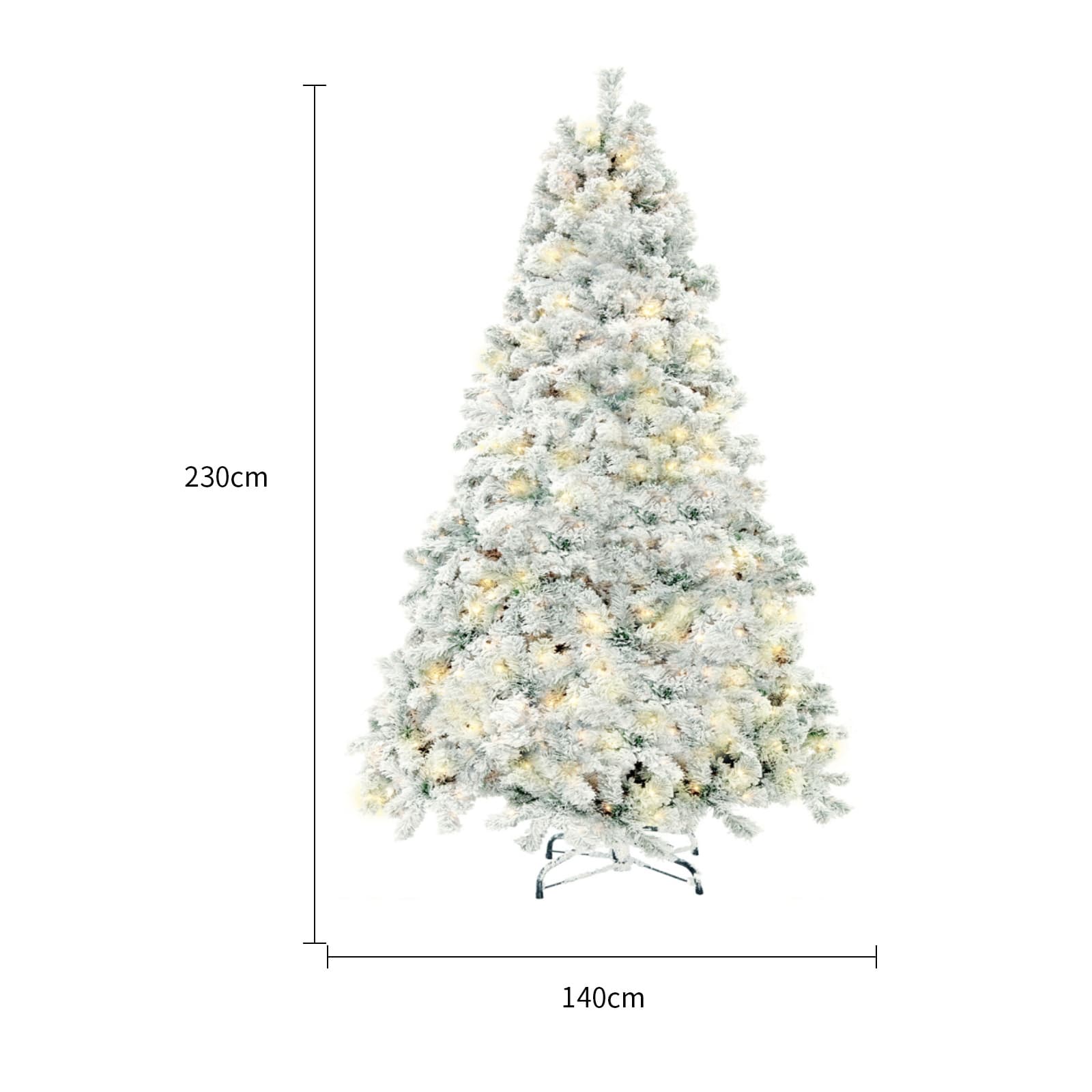 Christmas Tree PVC Artificial Snow Christmas Tree Mall Window Decoration Tree Cedar Christmas Tree Christmas Decoration Supplies - image 7