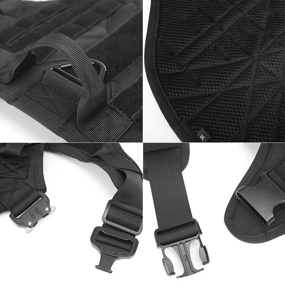 Pet Harness Luxury Dog Leash Set Chest Dog  Nylon Camouflage Dog Harness - image 3