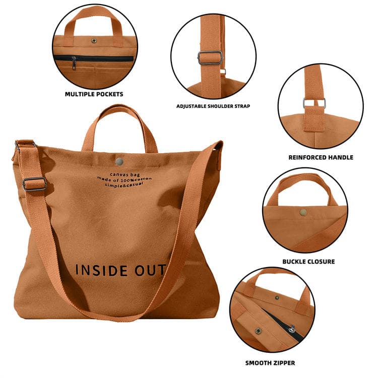 Large Capacity Shopping Bags Woman Black Canvas Tote Bag High-End Versatile Shoulder Bag - image 2