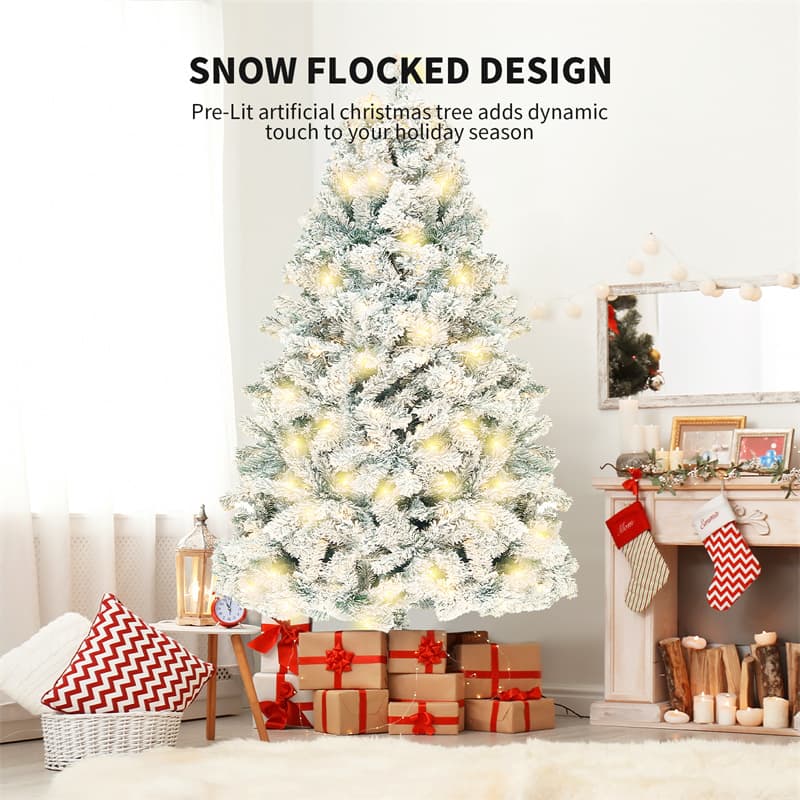 Christmas Tree PVC Artificial Snow Christmas Tree Mall Window Decoration Tree Cedar Christmas Tree Christmas Decoration Supplies - image 8