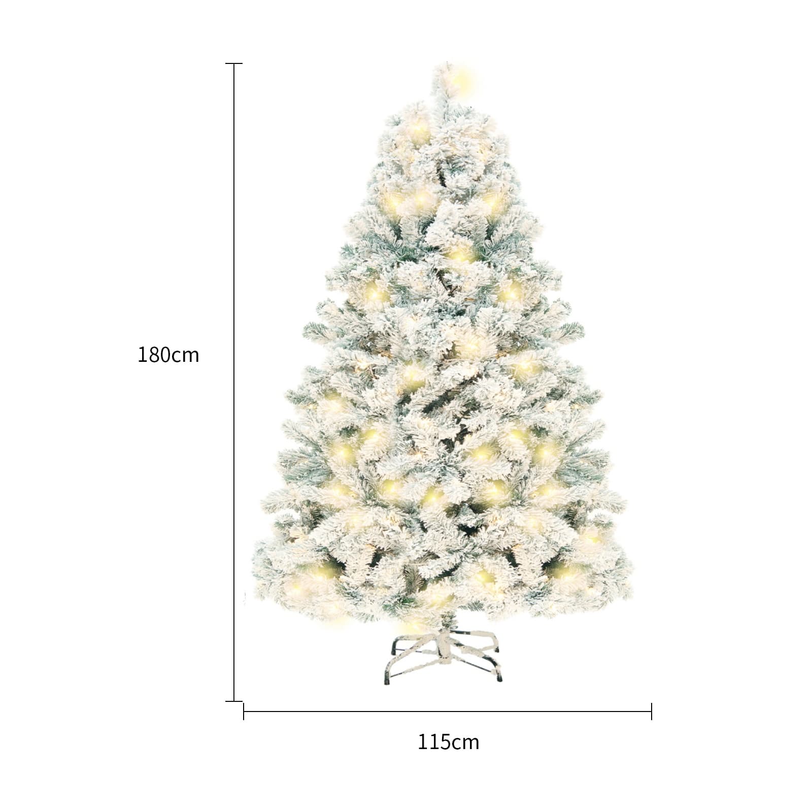 Christmas Tree PVC Artificial Snow Christmas Tree Mall Window Decoration Tree Cedar Christmas Tree Christmas Decoration Supplies - image 5