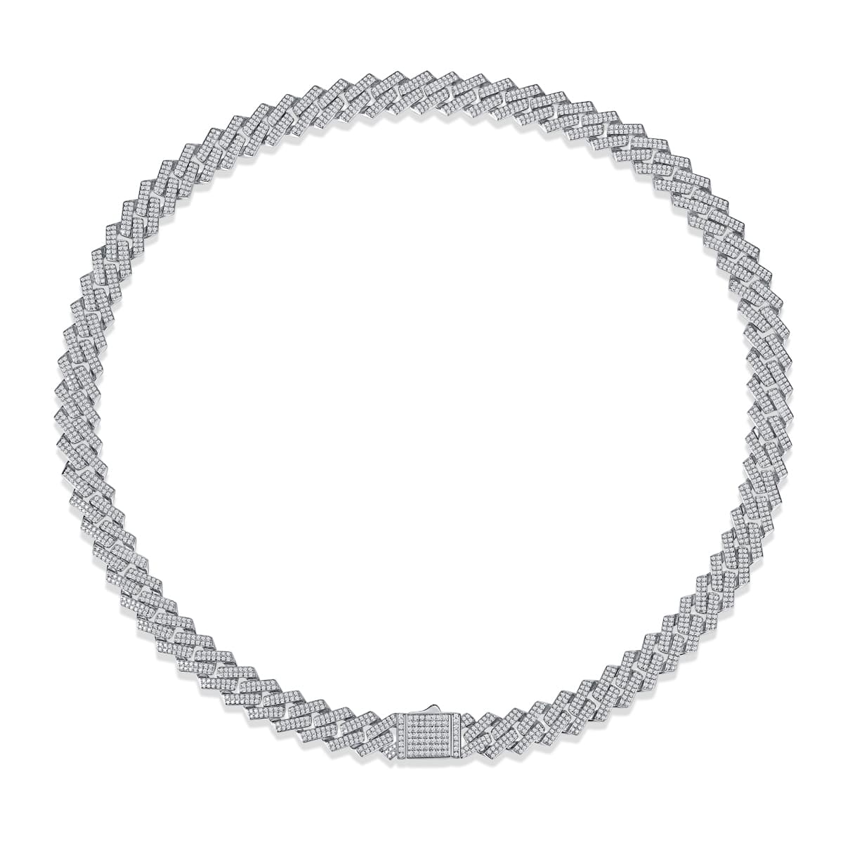 1Man Luxury Fashion Mosan Diamond S925 Silver Necklace Comparable To Natural Diamonds Prohibit Tk Sales - image 4