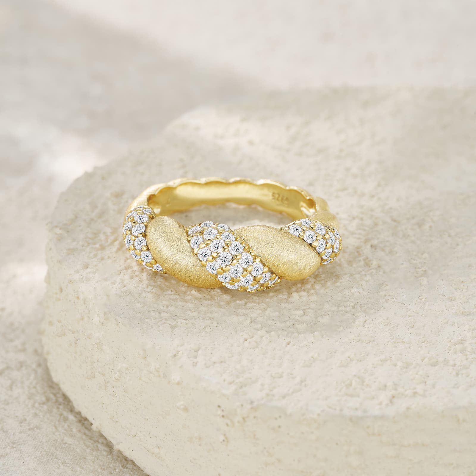 1Tengman - A Fashionable Jewelry Accessory Set With Moissanite S925 Sterling Silver And Gold-plated Diamond Prohibit Tk Sales - image 8