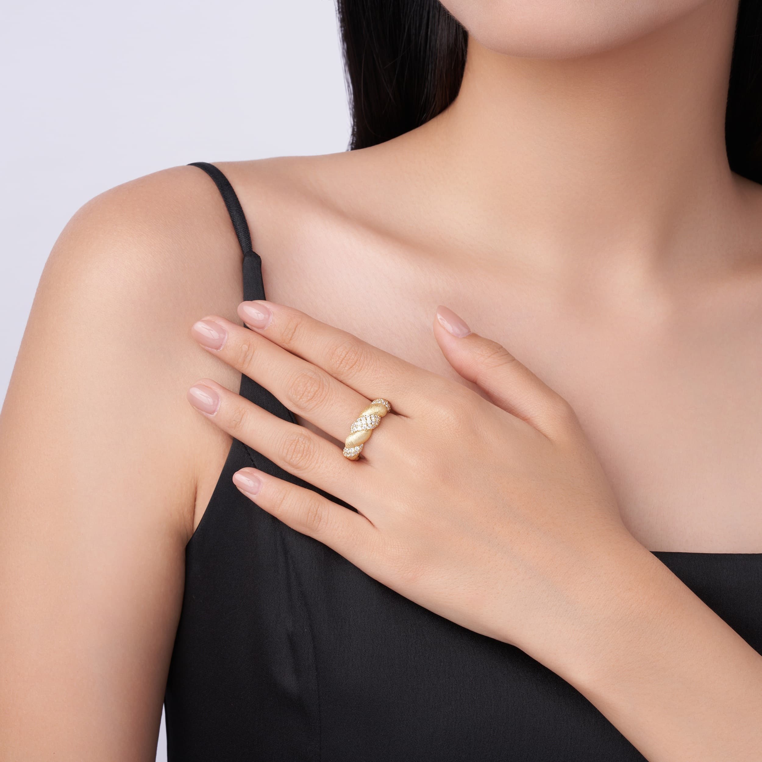 1Tengman - A Fashionable Jewelry Accessory Set With Moissanite S925 Sterling Silver And Gold-plated Diamond Prohibit Tk Sales - image 7