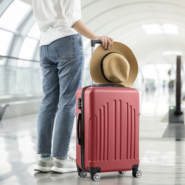 Curved Vertical Stripe 4-in-1 Trolley Case 16in 20in 24in 28in ABS Aluminum Alloy Tie Rod - image 5