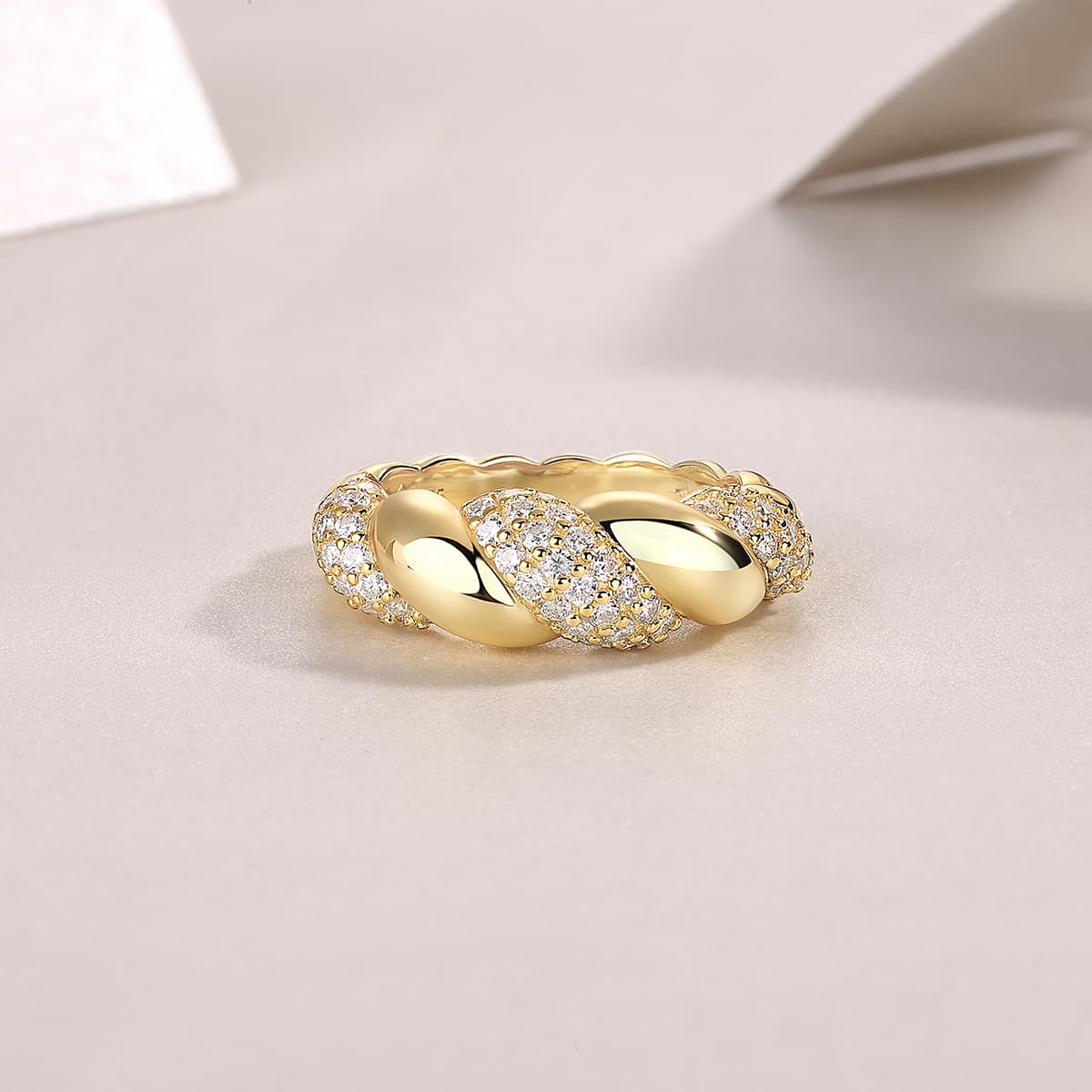 1Tengman - A Fashionable Jewelry Accessory Set With Moissanite S925 Sterling Silver And Gold-plated Diamond Prohibit Tk Sales - image 3