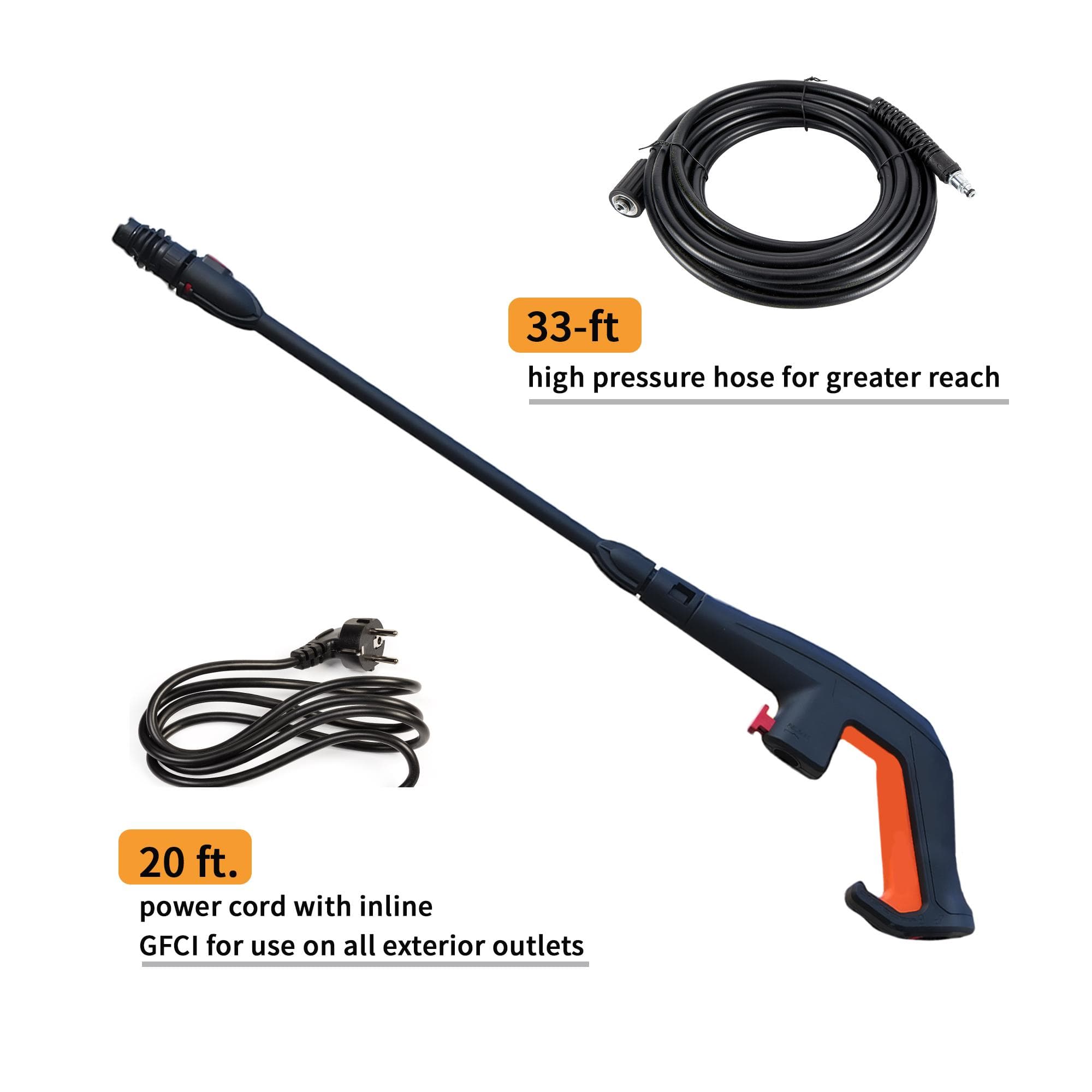High-performance High-pressure Cleaner For Cars And Building Facades - Powerful Motor, Versatile Accessories, Environmentally Friendly Design - image 3