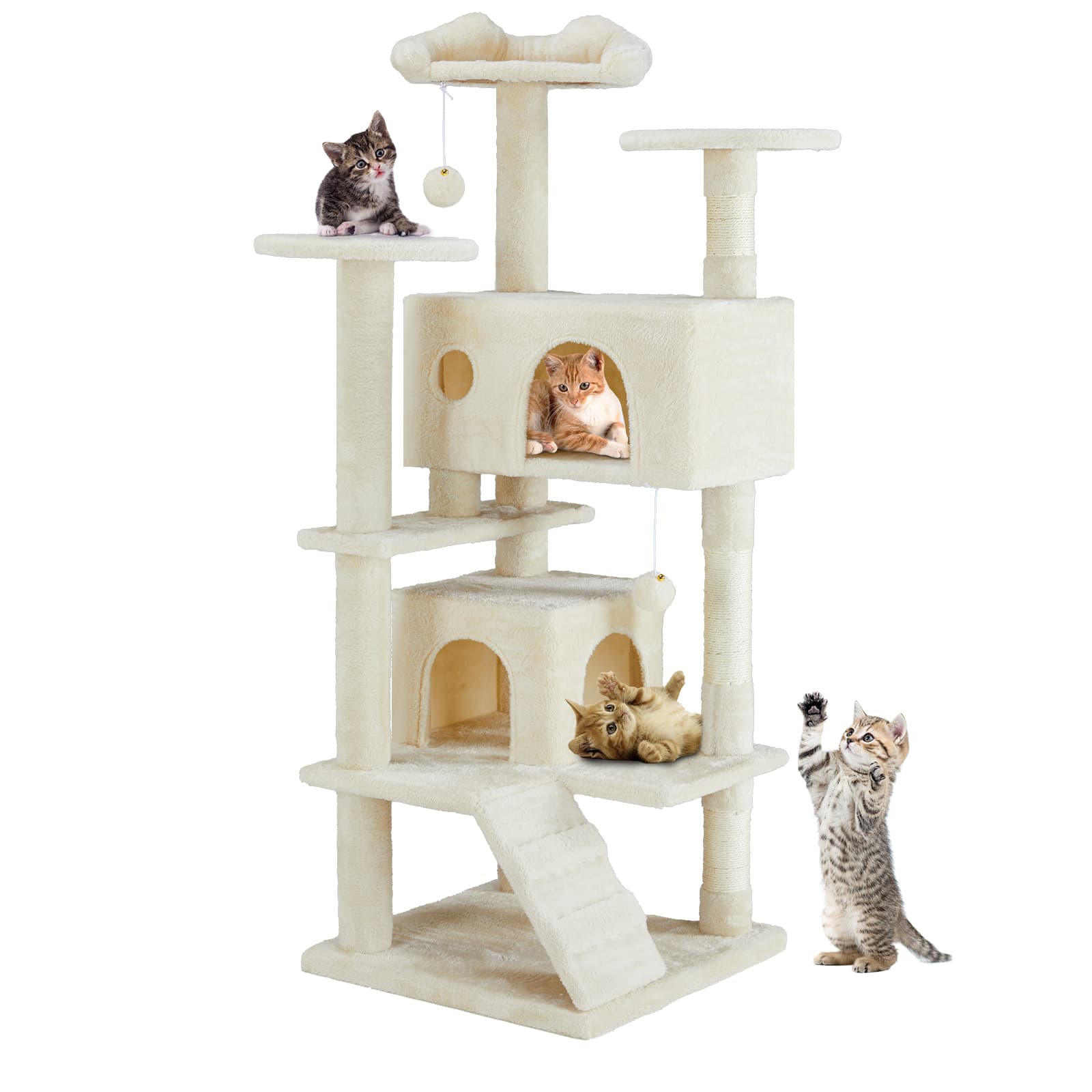 Multi Functional Cat Treehouse Cat Climbing Frame - image 7
