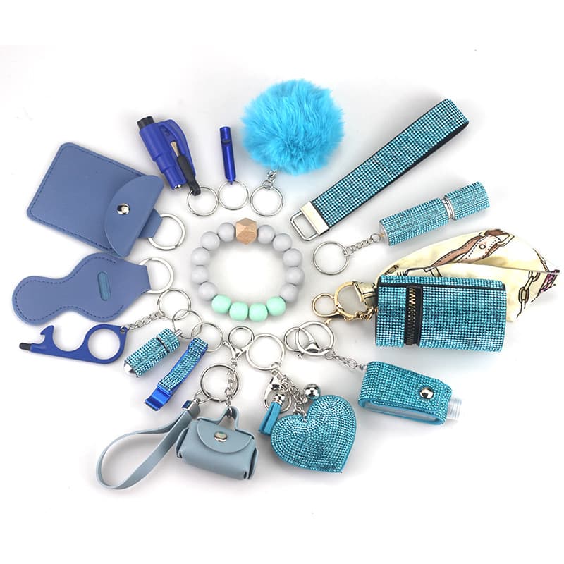 Diving Fabric Self-defense Alarm Keychain - image 6