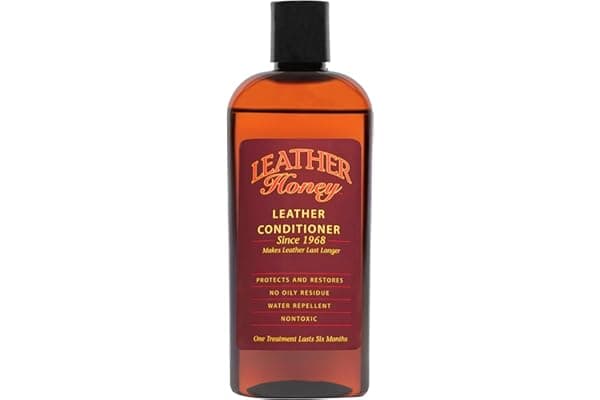 Leather Honey Leather Conditioner, Since 1968. for All Leather Items Including Auto, Furniture, Shoes, Purses and Tack. Non-Toxic and Made in the USA / 8 Fl Oz (Pack of 1)