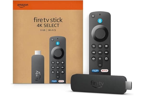 Amazon Fire TV Stick 4K Select (newest model), start streaming in 4K, AI-powered search, and free & live TV, find shows faster with Alexa+