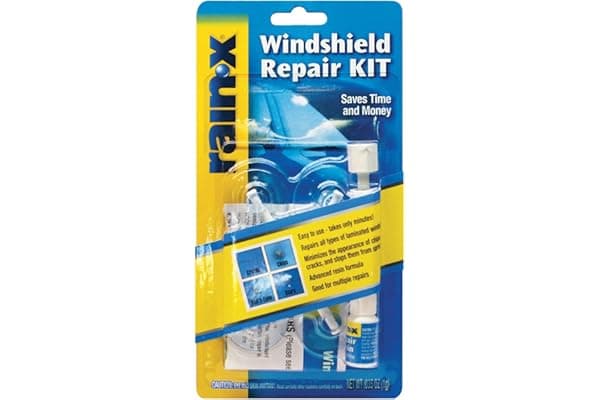 Rain-X 600001 Windshield Repair Kit - Quick and Easy Durable Resin Based Windshield Repair Kit for Chips and Cracks, Good for Round Damage Below 1" in Diameter and Cracks Smaller Than 12" in Length
