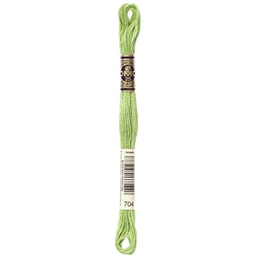 DMC 6-Strand Embroidery Cotton Floss, Bright Chartreuse