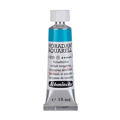 Schmincke - HORADAM® AQUARELL - finest artists' watercolours, cobalt turquoise - 15 ml