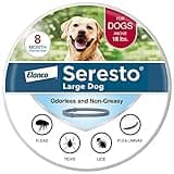 Seresto Flea & Tick Collar For Dogs Over 18 lbs., Treatment & Prevention, Vet-Recommend, 8 Month Protection