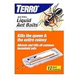 TERRO Ant Killer Bait Stations T300B - Liquid Bait to Eliminate Ants - Bait System - 12 Count Stations for Effective Indoor Ant Control
