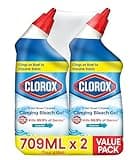 CLOROX Toilet Bowl Cleaner Clinging Bleach Gel, Ocean Mist, 24 Fl Oz, Pack of 2 (Package May Vary)