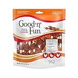Good ‘n’ Fun Triple Flavor Kabobs Chews for All Dogs, 24 Ounces, Treat Your Dog to Long-Lasting Chews Made from Beef Hide, Real Chicken, Pork Hide, Duck and Chicken Liver