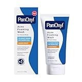 PanOxyl 10% Benzoyl Peroxide Acne Foaming Wash, Maximum Strength, Daily Acne-Fighting Face and Body Cleanser, Face Wash to Clear, Treat and Prevent Acne Pimples and Stubborn Breako
