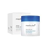 medicube Toner Pads Zero Pore Pad 2.0 | Dual-Textured Facial Pad for Exfoliation and Pore Care with 4.5% AHA Lactic Acid, 0.45% BHA Salicylic Acid | Ideal for All, Korean Skin Care