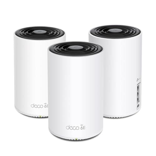 TP-Link Deco XE75 AXE5400 Tri-Band WiFi 6E Mesh System - Wi-Fi up to 7200 Sq.Ft, Engadget Rated Best Mesh for Most People, Replaces WiFi Router and Extender, AI-Driven Mesh New 6GHz Band, 3-Pack19% offLimited time deal