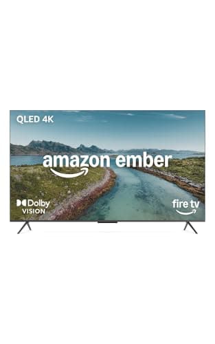Amazon Fire TV 65" Omni QLED Series (newest model), 4K Ultra HD smart TV, HDR10+, Dolby Vision, Dolby Audio, quad-core processor, hands-free with Alexa
