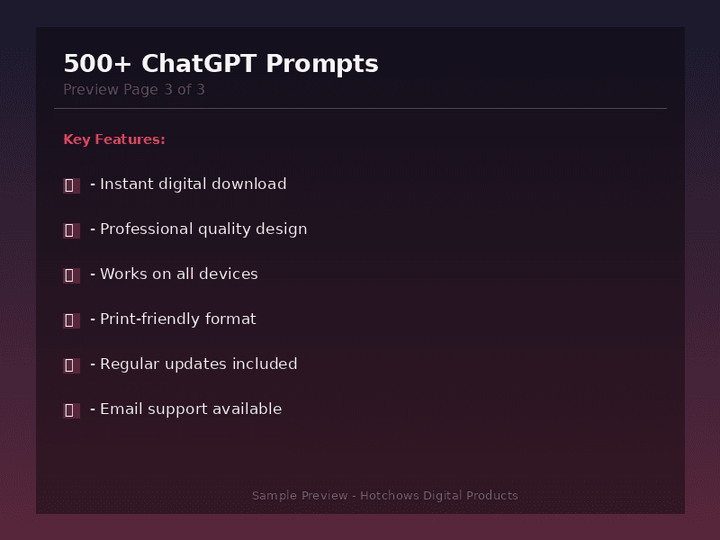 500+ ChatGPT Prompts — Ultimate Business & Marketing Pack - image 4