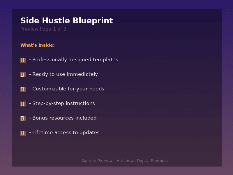 The Side Hustle Blueprint 2026 — 25 Proven Ways to Make K-0K/Month - image 2