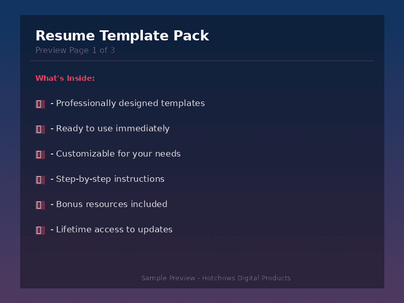 Modern Resume Template Pack — 5 Professional Designs - image 2
