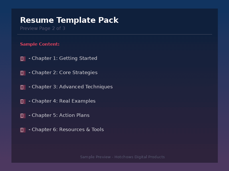 Modern Resume Template Pack — 5 Professional Designs - image 3