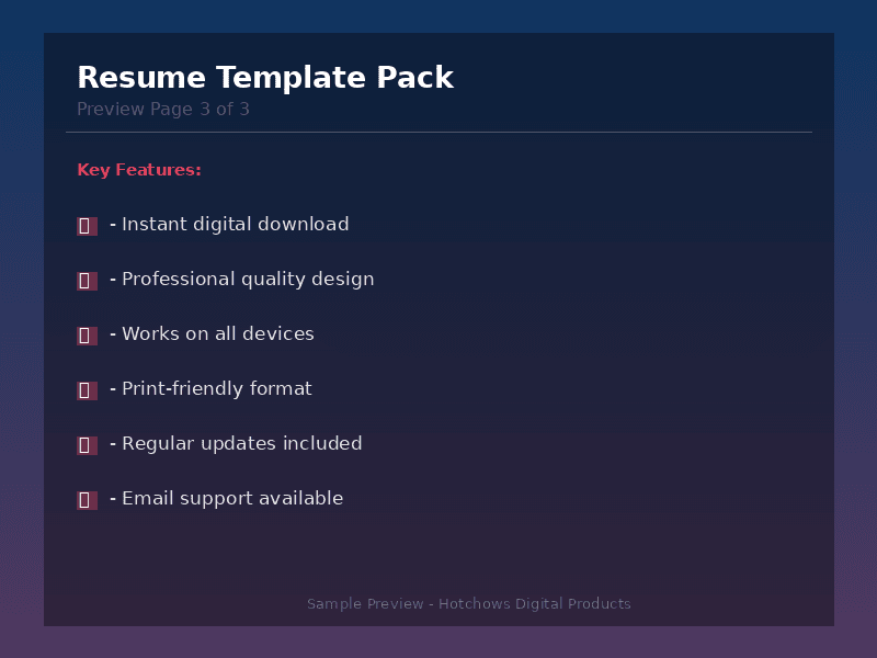 Modern Resume Template Pack — 5 Professional Designs - image 4