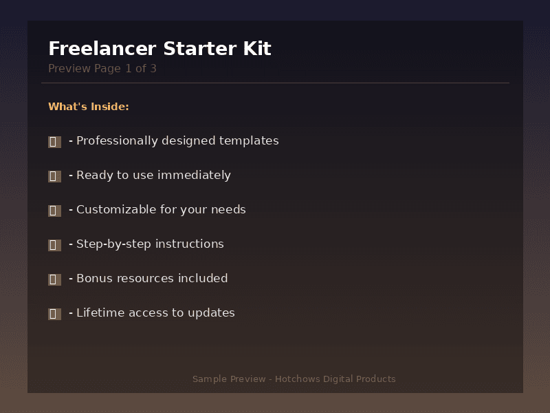 Freelancer Business Starter Kit — Templates, Contracts & Launch Plan - image 2