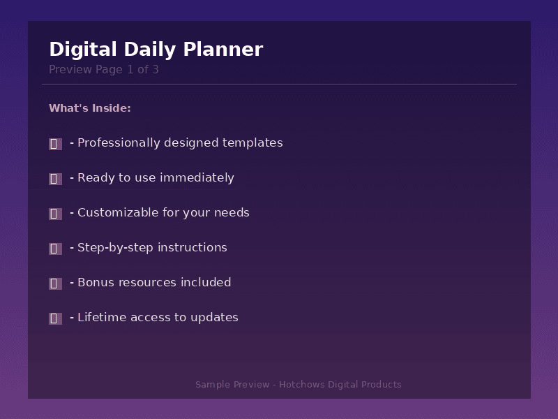 Digital Daily Planner 2026 — Daily, Weekly & Monthly Templates - image 2