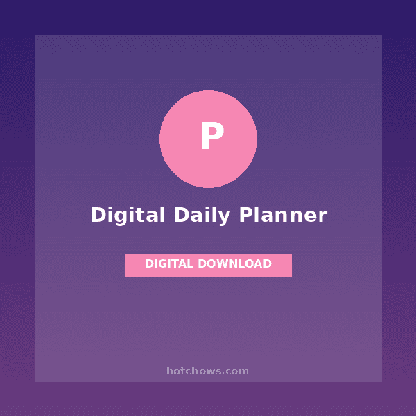 Digital Daily Planner 2026 — Daily, Weekly & Monthly Templates