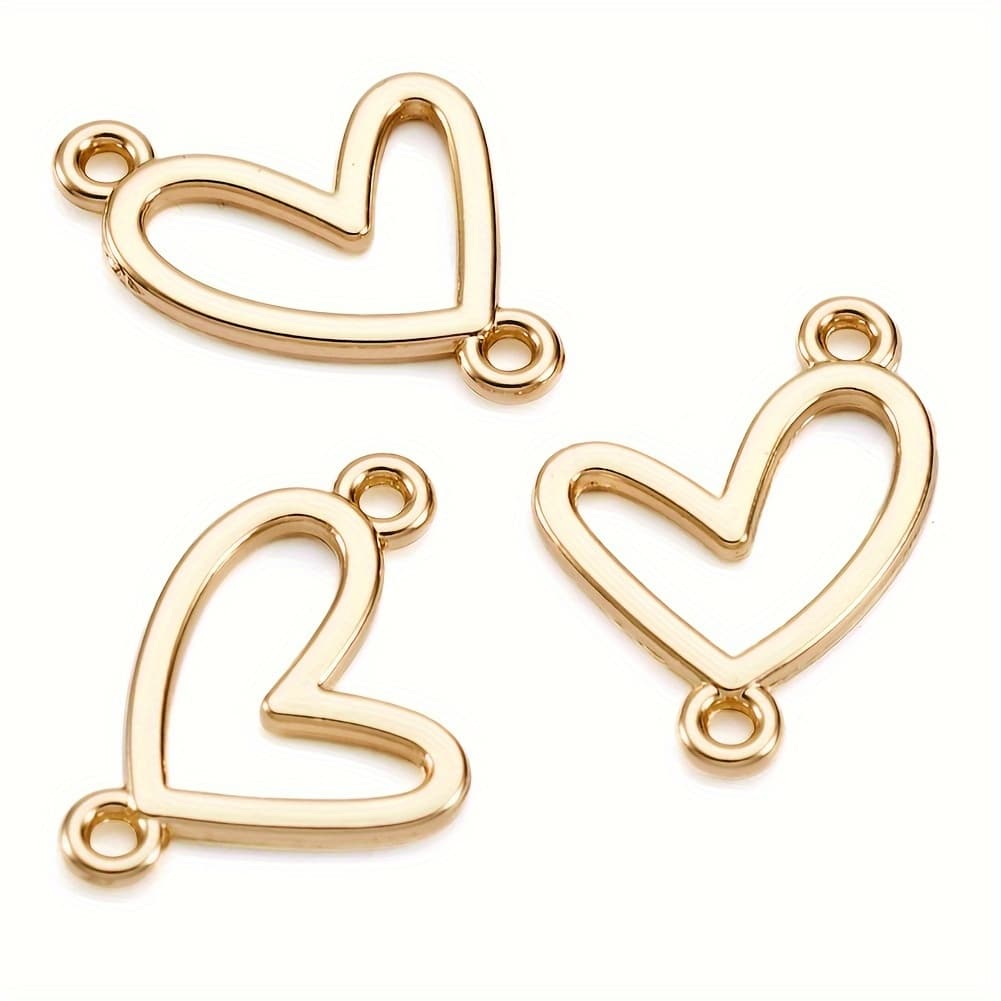 10 -shaped Hollow Alloy Link Rings Measuring 17.5x13.5x1mm, With A Hole Size Of 1.2mm